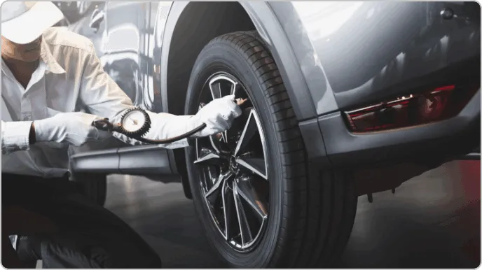 tire pressure checking
