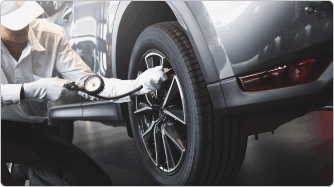 tire pressure checking